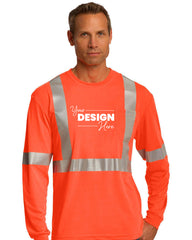 CornerStone ANSI 107 Class 2 Long Sleeve Safety T-Shirt CS401LS