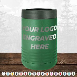 A Kodiak Coolers stainless steel can holder with your custom logo laser engraved.