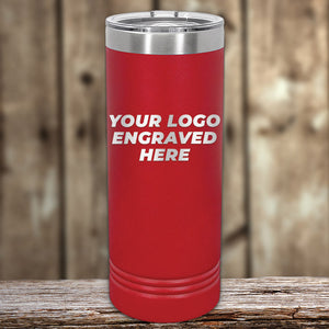 Get your logo engraved on a Custom Skinny Tumblers 22 oz with your Logo or Design Engraved - Special Bulk Wholesale Volume Pricing available from Kodiak Coolers.