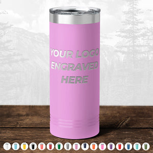 Custom Drinkware Engraved with your Logo or Design - Front Side Logo Included - HUGE LABOR DAY SALE - ENDS TODAY!