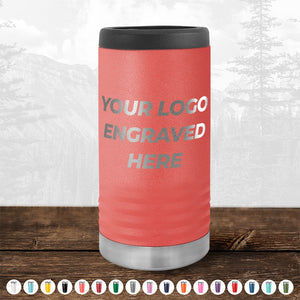 A Custom Slim Seltzer Can Holder with your Logo or Design Engraved - Special Bulk Wholesale Volume Pricing made by Kodiak Coolers.