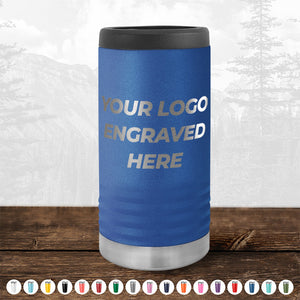 A Kodiak Coolers Custom Slim Seltzer Can Holder with your Logo or Design Engraved - Special Bulk Wholesale Volume Pricing