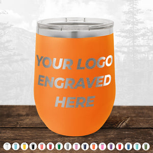 Custom Drinkware Engraved with your Logo or Design - Front Side Logo Included - HUGE LABOR DAY SALE - ENDS TODAY!