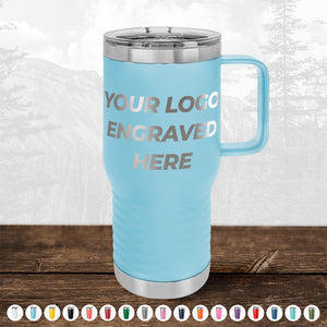 Custom Drinkware Engraved with your Logo or Design - Front Side Logo Included - HUGE LABOR DAY SALE - ENDS TODAY!