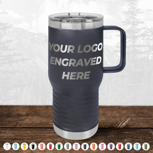 Custom Drinkware Engraved with your Logo or Design - Front Side Logo Included - HUGE LABOR DAY SALE - ENDS TODAY!