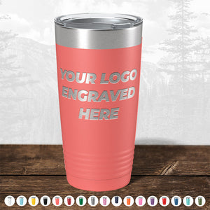 A $5 Sample - Custom 20 oz Kodiak Coolers Tumbler with your Business Logo Engraved - Great Test Before Bulk Volume Order | Free Slider Lid Upgrade!