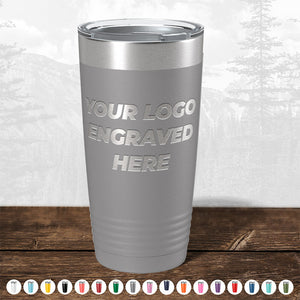 A $5 Sample - Custom 20 oz Kodiak Coolers Tumbler with your Business Logo Engraved - Great Test Before Bulk Volume Order | Free Slider Lid Upgrade!