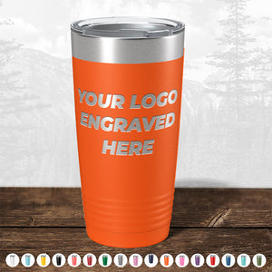 Custom Drinkware Engraved with your Logo or Design - Front Side Logo Included - HUGE LABOR DAY SALE - ENDS TODAY!