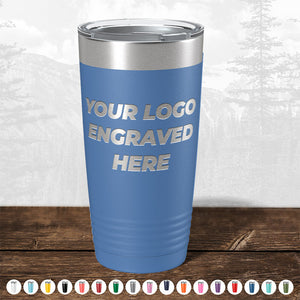 A Kodiak Coolers Custom Tumbler 20 oz with your logo engraved on it.