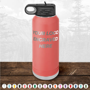 Custom Drinkware Engraved with your Logo or Design - Front Side Logo Included - HUGE LABOR DAY SALE - ENDS TODAY!