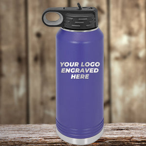 Promote your Kodiak Coolers brand with a Custom Water Bottles 32 oz with your Logo or Design Engraved. This insulated stainless steel bottle features a laser-engraved logo, making it a stylish and practical choice.