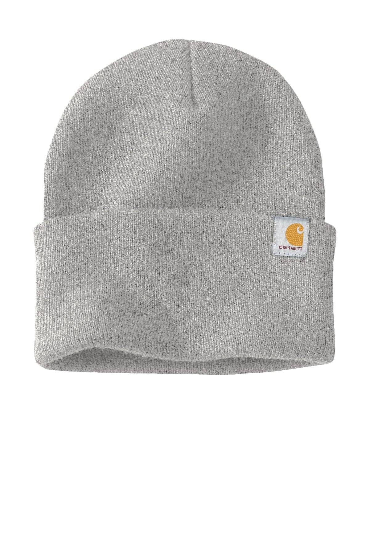 Carhartt Watch Beanie Hat 2.0 CT104597 - Custom Leather Patch Hat | No  Minimals | Volume Tiered Pricing