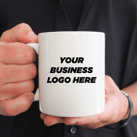 Full Color Logo - 15 oz. Large Ceramic Coffee Mug