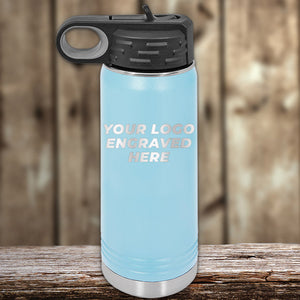 Personalized Kids Water Bottle 20oz with Flip-Top Lid and Straw, Thermos  Kids Stainless Steel Insulated Flask, Your Name Engraved in USA by