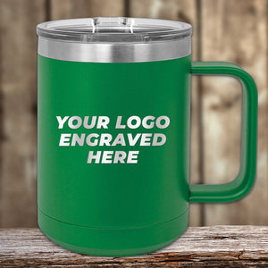 Engraved Custom Logo Drinkware - Single Side Engraving Included in Price - Bulk Tiered Pricing