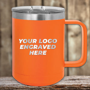 Engraved Custom Logo Drinkware - Single Side Engraving Included in Price - Bulk Tiered Pricing