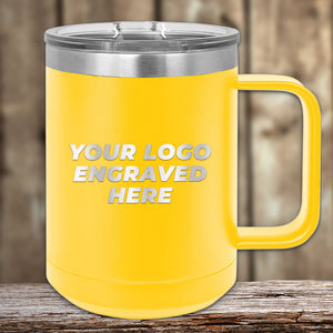 Engraved Custom Logo Drinkware - Single Side Engraving Included in Price - Bulk Tiered Pricing