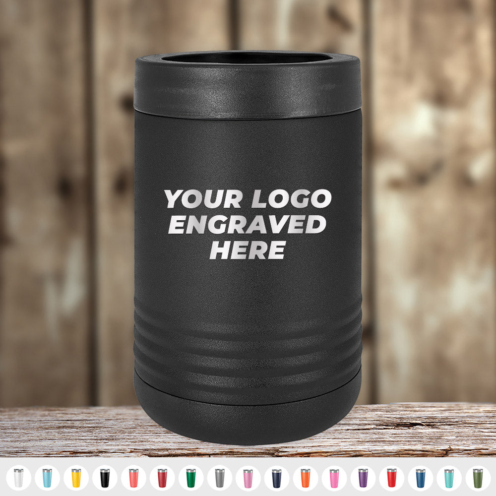 4 in 1 Personalized Stainless Steel Can Cooler, Double Wall Insulated,  Custom Bottle Holder, Engraved Cooler, Drink Can Holder. 