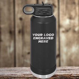 Engraved Custom Logo Drinkware - Single Side Engraving Included in Price - Bulk Tiered Pricing