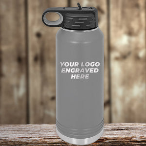 Engraved Custom Logo Drinkware - Single Side Engraving Included in Price - Bulk Tiered Pricing