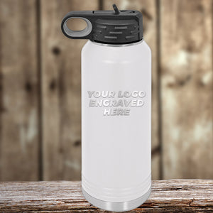 Engraved Custom Logo Drinkware - Single Side Engraving Included in Price - Bulk Tiered Pricing